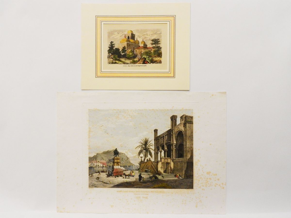 Vedute della Cattedrale di Palermo e Altri Monumenti
