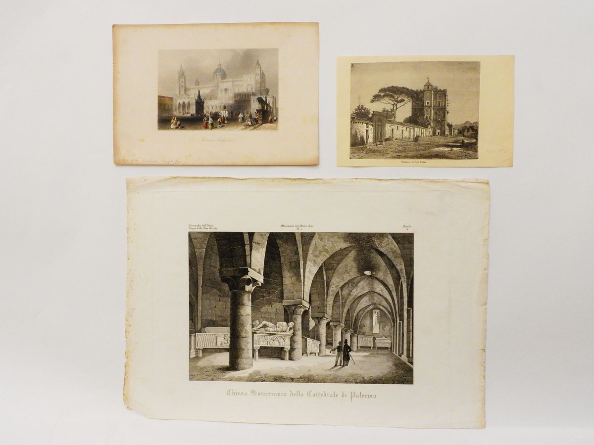 Vedute della Cattedrale di Palermo e Altri Monumenti