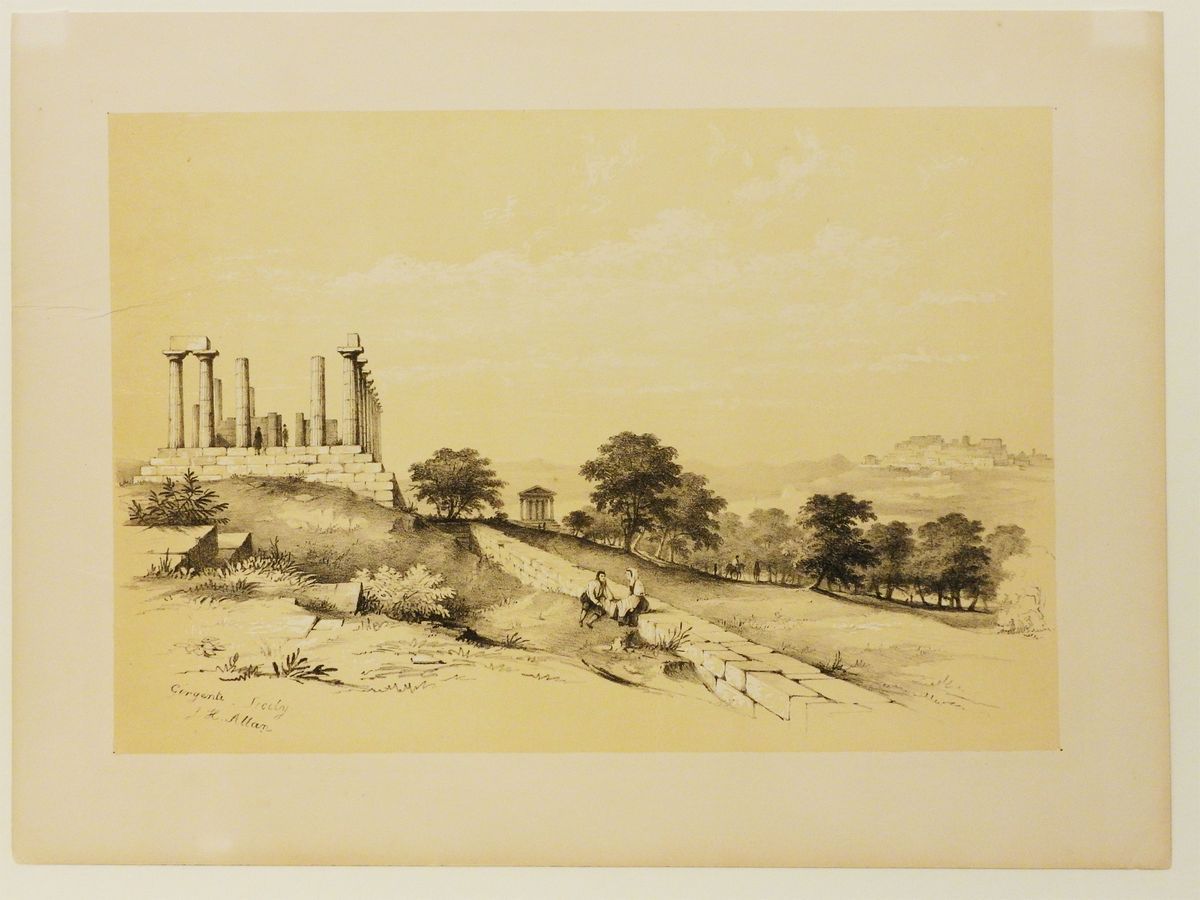 (john Harrison) Allan - Vedute di Palermo, Siracusa, Agrigento e Segesta