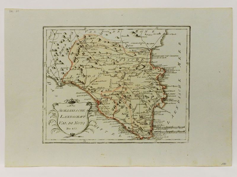 Franz Johann Joseph Reilly - Piante di Val Demone, Val di Noto e Val di Mazzara