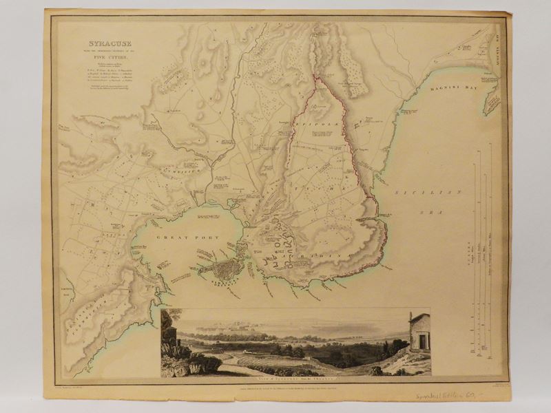 Carte Geografiche di Catania e Siracusa
