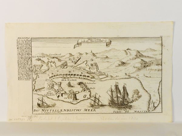 Gabriel I Bodeneher - Panoramic views of Messina and Palermo