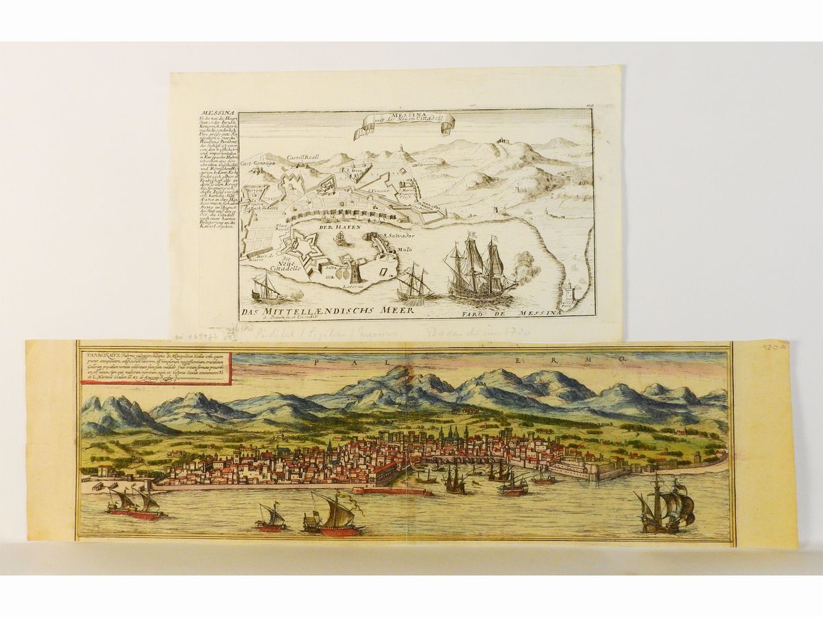 Gabriel i Bodeneher - Vedute Panoramiche di Messina e Palermo