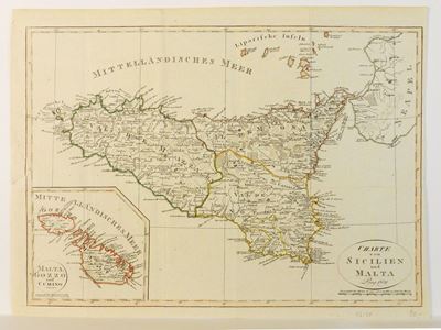 Charte Von Sicilien Und Malta
