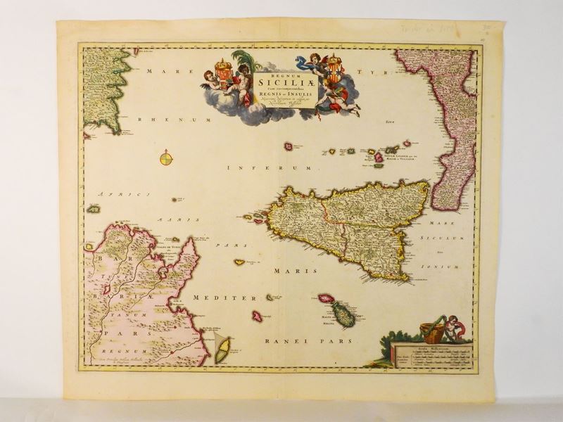 Nicolaas Visscher - Regnum Siciliae 1680