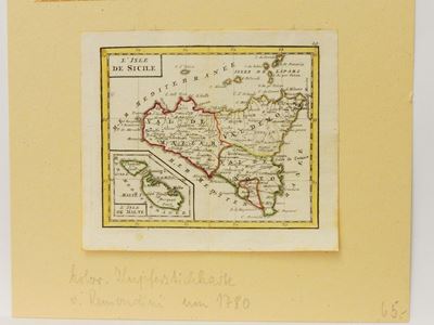 Tre Carte Geografiche della Sicilia