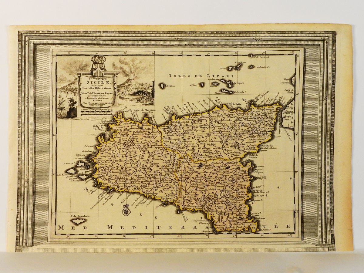 Tre Carte Geografiche della Sicilia