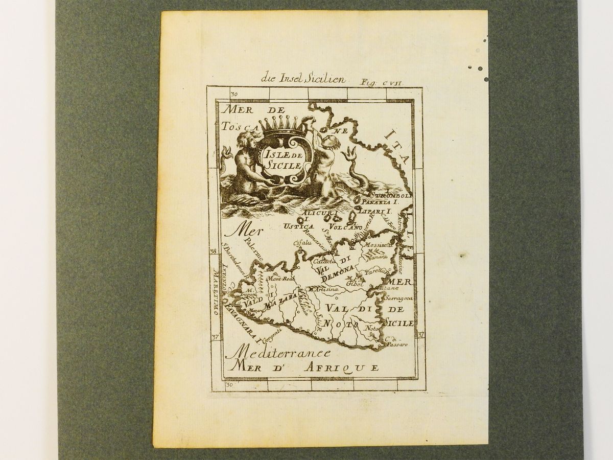 Tre Carte Geografiche della Sicilia