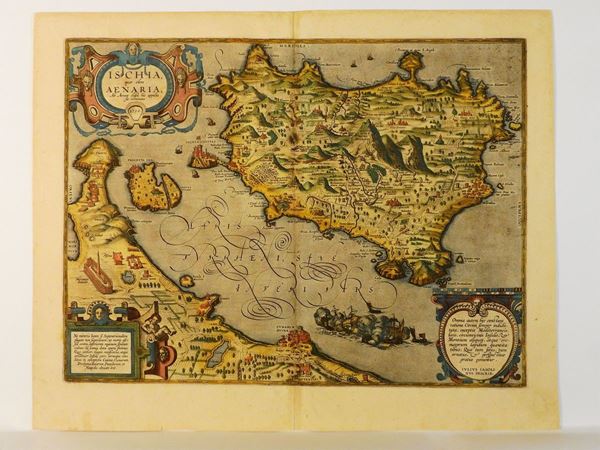 Abraham Ortelius - Ischia quae olim Aenaria 1590