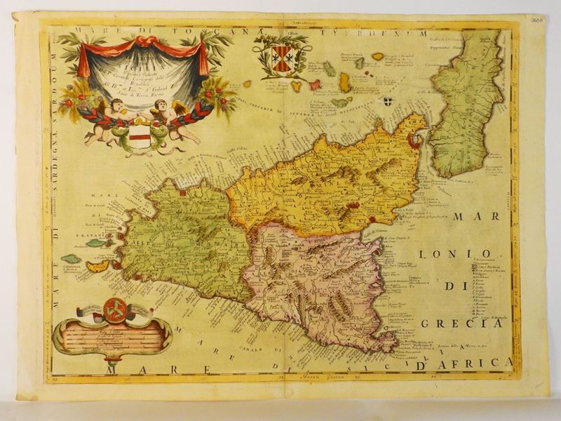 Vincenzo Maria Coronelli - Trinacria Hoggidi Sicilia