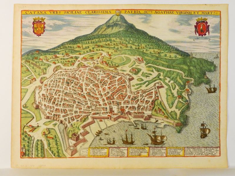 Catana Urbs Siciliae Clarissima Patria Sc.te Agathae Virginis Et Mart