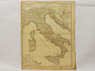 Due Carte Geografiche Dell'italia