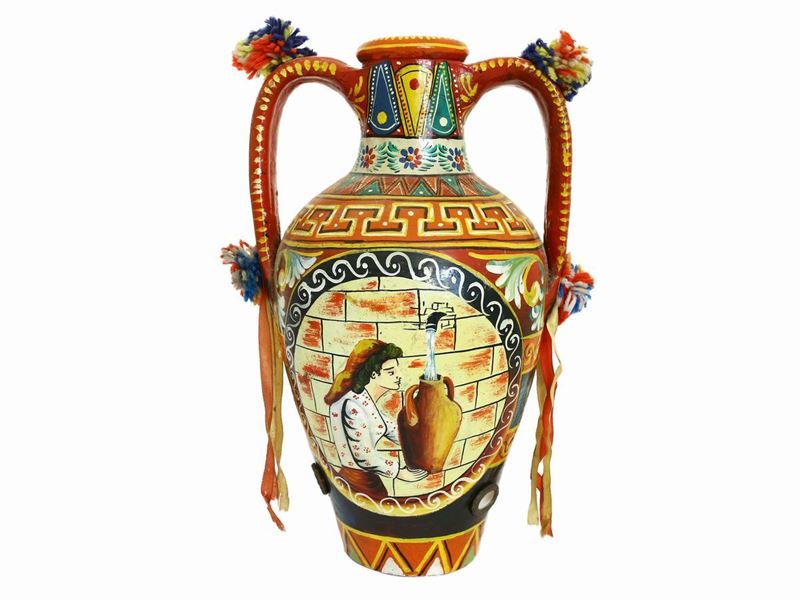 Vaso in Terracotta Smaltata