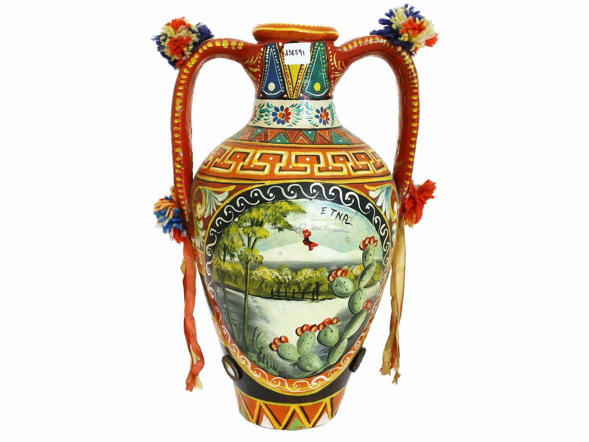 Vaso in Terracotta Smaltata