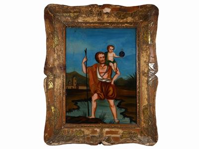 San Cristoforo Mentre Trasporta Cristo sulle Spalle
