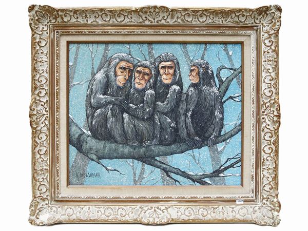 Keith Ingermann - Composizione con scimmie