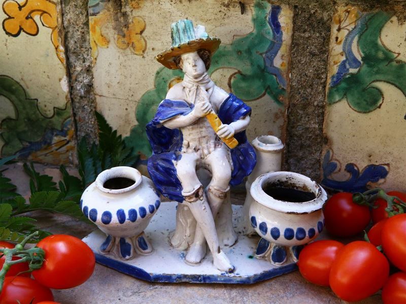 Calamaio in Terracotta Smaltata