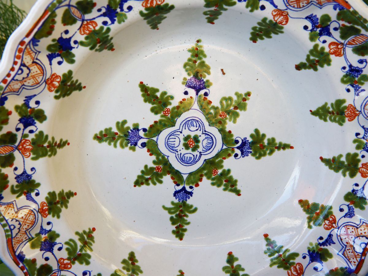 Servizio di Piatti in Terracotta Smaltata