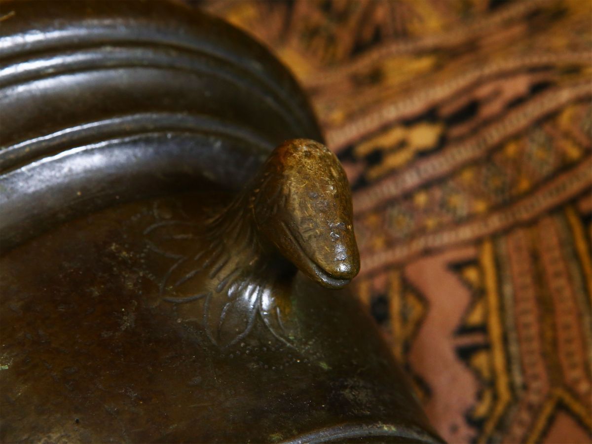 Antico Mortaio in Bronzo