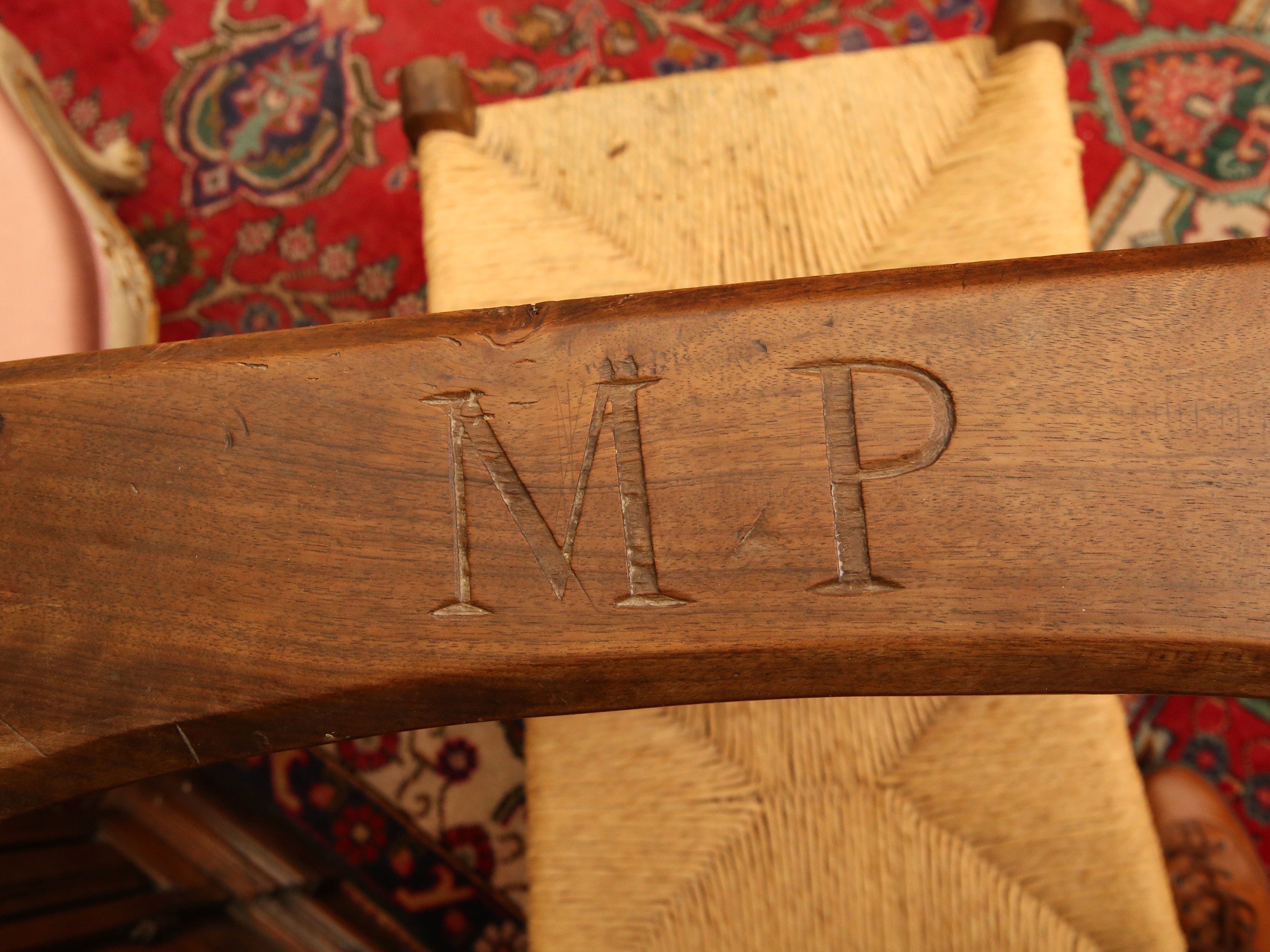 Sedia inginocchiatoio in noce