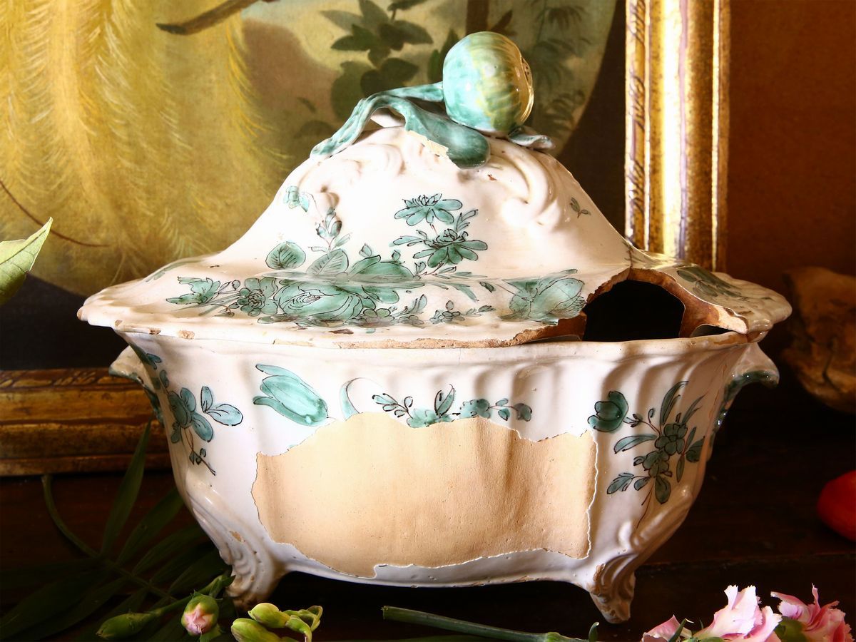 Zuppiera in Maiolica