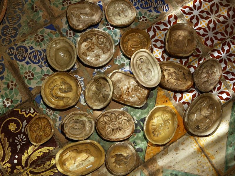 Raccolta di Formelle per Budini in Terracotta Smaltata