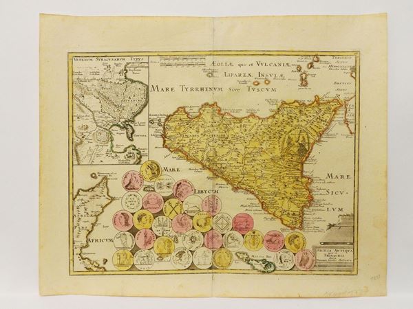 Johann Christoph Weigel - Sicilia antiqua quae et Trinacria nummis siculis illustrata