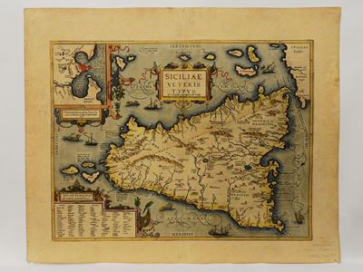 Siciliae Veteris Typvs, Ex Conatibvs Geographicis Ab. Ortelij