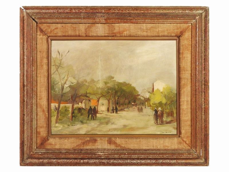 Marcello Boccacci - Paesaggio con Figure