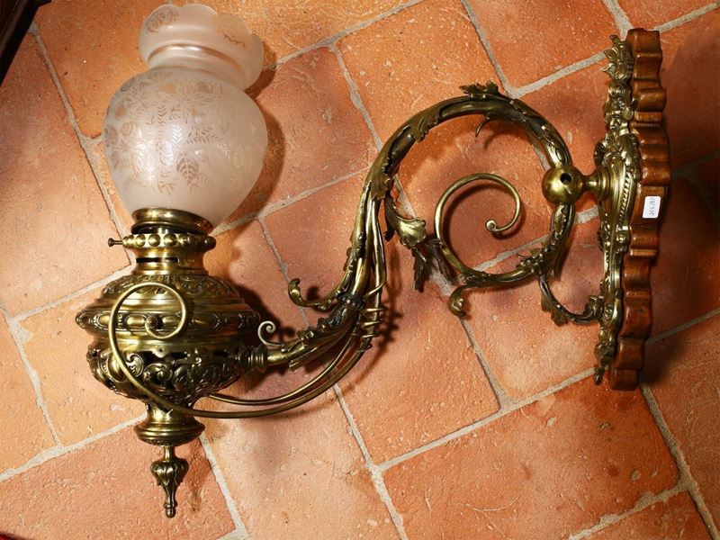 Applique Ad Olio in Bronzo