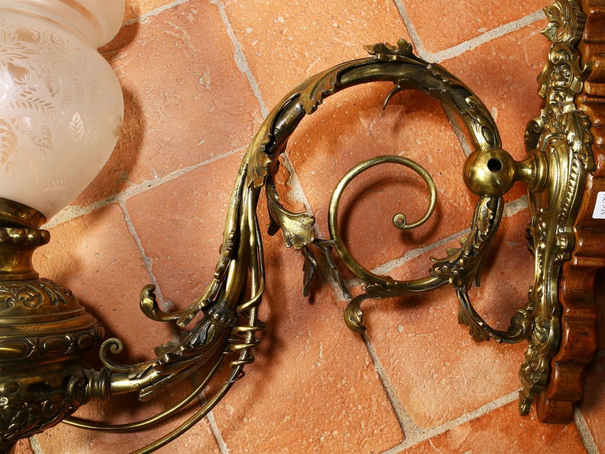 Applique Ad Olio in Bronzo