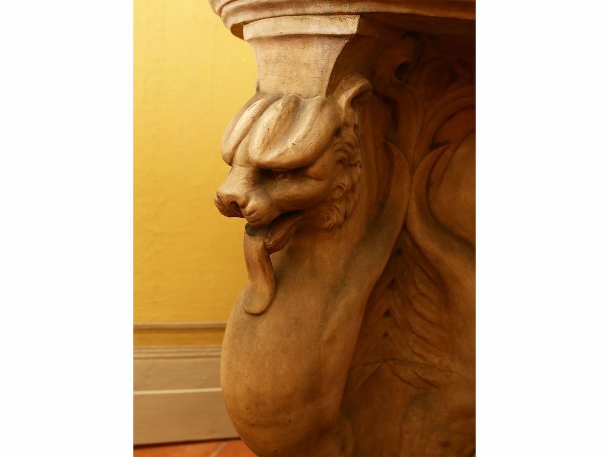 Base Portavasi in Terracotta di Signa
