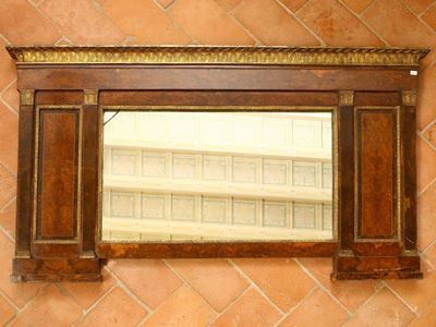 Caminiera Impiallacciata in Radica