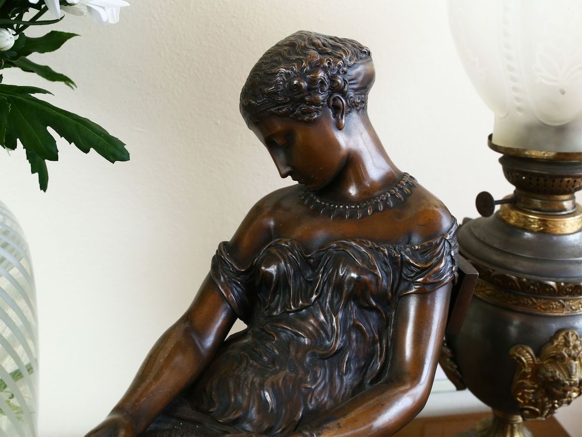 Jean Jules Salmson - Figura Classica Seduta