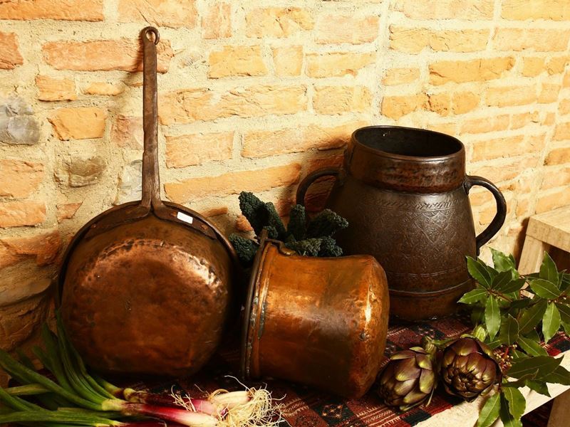 Tre Accessori in Rame D'epoca