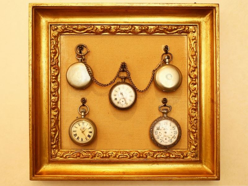 Collezione di Cinque Orologi da Tasca