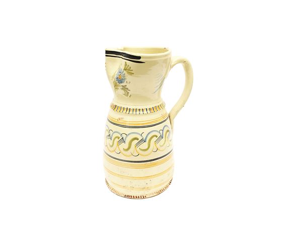 Large glazed earthenware pourer  - Auction Sicilian curiosities and musical instruments from D'Agata House - Maison Bibelot - Casa d'Aste Firenze - Milano