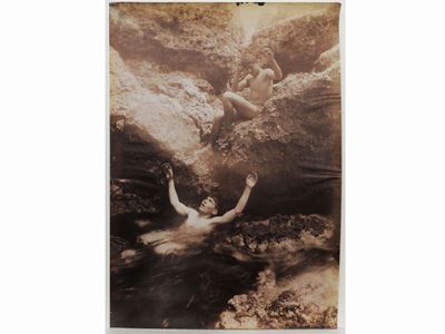 Giovani Siciliani al Bagno, 1920 Circa