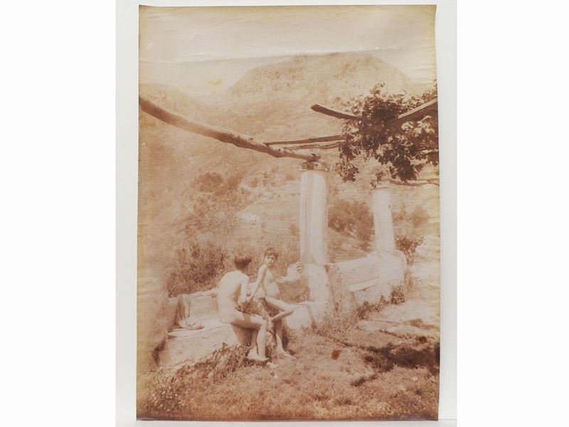 Gaetano D'agata - Giovani e Colonne, 1920 Circa