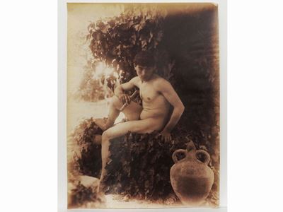 Giovane con Flauto e Anfora, 1920 Circa