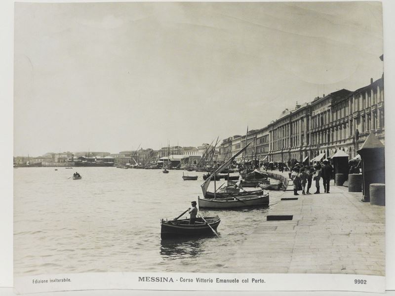 Carlo Brogi - Messina Panorami, 1905 Circa