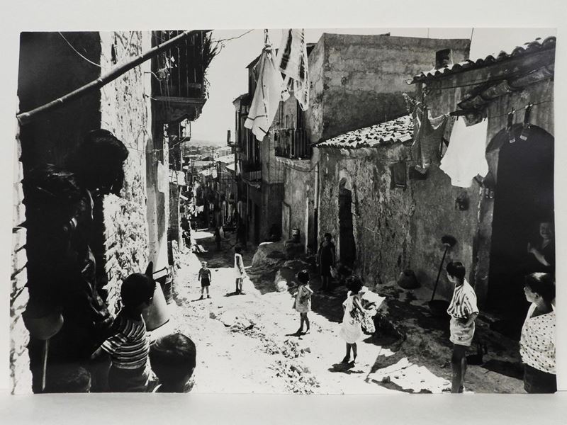 Mario Massai - Palma di Montechiaro Stradine Sicilliane, 1970