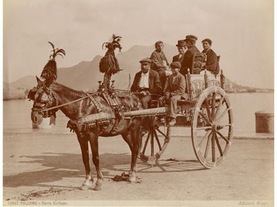 Palermo Carro Siciliano, 1880 Circa
