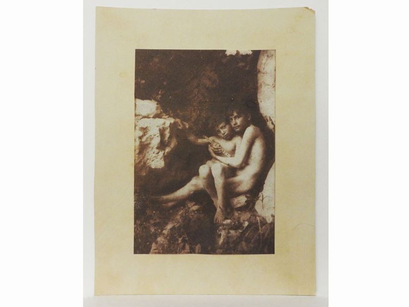 Wilhelm Von Gloeden - Taormina Bimbi Abbracciati, 1900 Circa