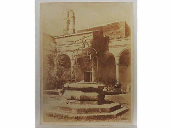 Gaetano D'Agata : Taormina Hotel San Domenico il chiostro, 1920 circa  ((1859-1925))  - Auction Images of Sicily from the d'Agata Studio and other collections - Maison Bibelot - Casa d'Aste Firenze - Milano