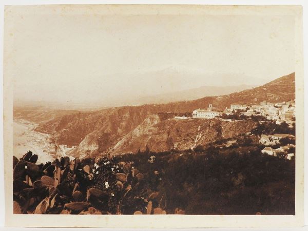 Gaetano D'Agata : Taormina Hotel San Domenico, 1920 circa  ((1859-1925))  - Auction Images of Sicily from the d'Agata Studio and other collections - Maison Bibelot - Casa d'Aste Firenze - Milano