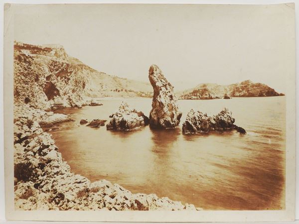 Gaetano D'Agata : Taormina Il Capo, 1920 circa  ((1883-1949))  - Auction Images of Sicily from the d'Agata Studio and other collections - Maison Bibelot - Casa d'Aste Firenze - Milano