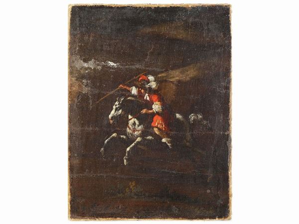 Scuola napoletana del XVII/XVIII secolo - Cavaliere