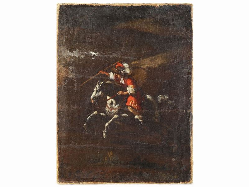 Scuola Napoletana del XVII/XVIII Secolo - Cavaliere
