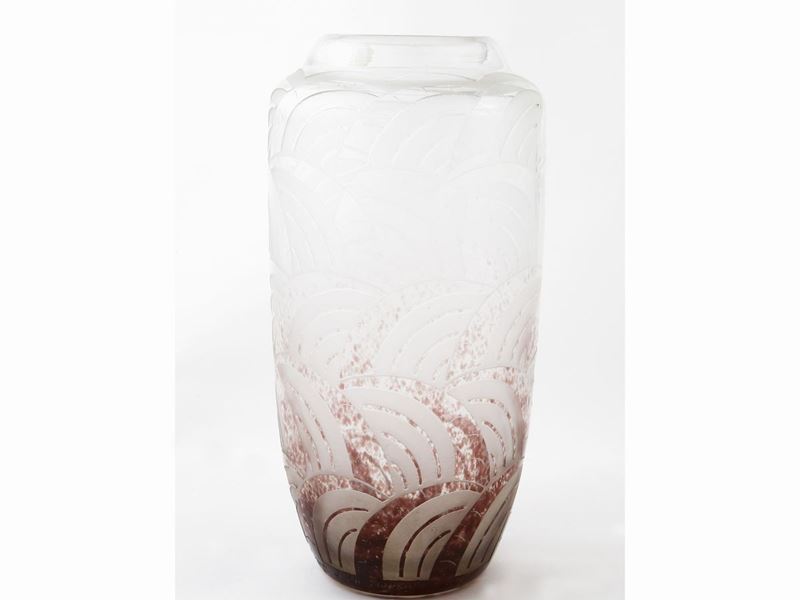 Vaso Schneider le Verre Français Decoro Arcs